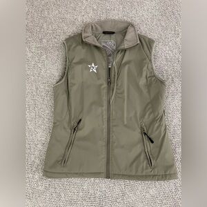 Women's Body Glove Olive Green Vest with star logo size large